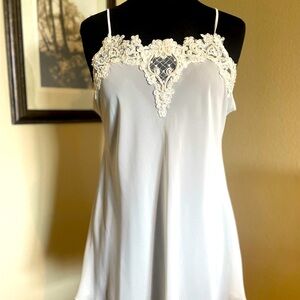 White Satin Bridal Chemise